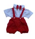 kit conjunto menino Bebê Infantil Camisa jardineira egravata