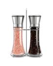 Kit Conjunto Moedor Sal e Pimenta Kazalinda Inox Escovado