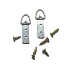 Kit Conjunto Pendurador De Quadros Argola Reforçado Aço 6 Un