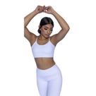 Kit Conjunto Premium Poliamida Top + Calça Fitness