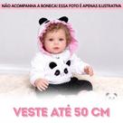 Kit Conjunto Roupinha Para Bebê Reborn 4 Peças Premium Com Pelucia