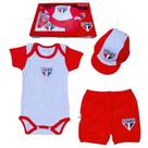Kit Conjunto São Paulo Body Shorts e Boné Oficial