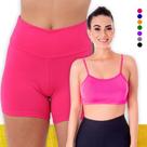 KIT conjunto TOP ALÇA FINA bojo + SHORT Leg LEGGING BÁSICO Feminino Academia Corrida 1075