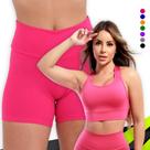 KIT conjunto TOP Alça MÉDIA bojo + SHORT Leg LEGGING BÁSICO Feminino Academia Corrida 1076