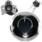 Kit conjunto travas chave ignição CG125 Fan 2014 a 2015 contato tampa do tanque 2 peças