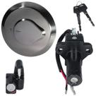 Kit conjunto travas chave ignição NXR125 NXR150 Bros 2003 a 2005 contato tampa do tanque trava capacete 3 peças