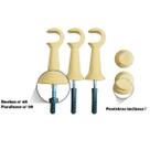 Kit Conjunto Varão Simples 19mm 2 Metros Para Sua Janela