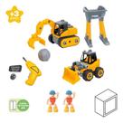 Kit Construção Delux Trator E Caminhão Zoop Toys Zp00425
