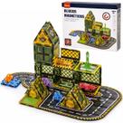 Kit Construção Magnético 45 Peças Criatividade Infantil