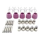 Kit Consumiveis Plasma 62 Pcs Bicos Eletrodos Ceramica Kit Consumiveis Plasma 62 Pcs Bicos Eletrodos Ceramica