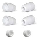 Kit Consumíveis Tocha Corte Plasma PT31: 2 un. Anel Difusor Cerâmico. - 4 un. Bocal Cerâmico