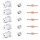 Kit Consumíveis Tocha Corte Plasma PT31: 5 un. Eletrodo Longo. - 5 un. Anel Difusor Cerâmico. - 5 un. Bocal Cerâmico. Kit Consumíveis Tocha Corte Plasma PT31: 5 un. Eletrodo Longo. - 5 un. Anel Difusor Cerâmico. - 5 un. Bocal Cerâmico.