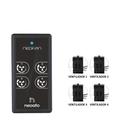 Kit Controle Remoto para Ventilador Parede - 4 Ventiladores - NeoFan3000 4V