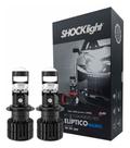 Kit conversao led eliptico h7 6500k 12v 5000lm sll-h7 ep shocklight