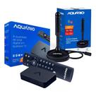 Kit Conversor Digital Aquário para TV Antena Externa Amplificador de Sinal Booster Full HD HDMI