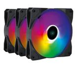 Kit Cooler Fan Gamer Para Gabinete 3Un Vinik V.ring 5.0 Full Blade 120Mm - Led Fixo 5 Cores - Fbladex3