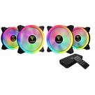 Kit Cooler Para Gabinete Com 4 Fans Gamdias Aeolus Com Fita LED RGB Elite M2-1204R
