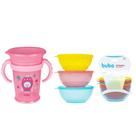kit Copo 360 210ml e Pote bolws com 3und Buba