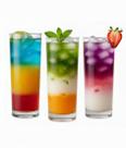 Kit Copo Alto Cylinder 300ml Long Drink Tipo Tubo 06 uni