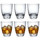 Kit Copo de Vidro 6pçs Bormioli Rocco Luna 350ml Copo Whisky Original Itália