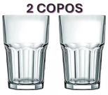 Kit Copo de Vidro resistente 350ml transparente Vitaminas