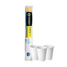 Kit Copo Descartável PP 180ml Branco Copobras Com 1.000 Unidades