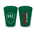 Kit Copo Dose Iron BrasFoot Vidro 2 Unidades Matte Licenciado Fluminense 55ml Verde