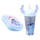 Kit Copo e Lancheira Stitch Infantil Volta às Aulas