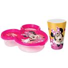 Kit Copo e Pote Multiuso Infantil Minnie Mouse Disney 300ml - Tuut Kit Copo e Pote Multiuso Infantil Minnie Mouse Disney 300ml - Tuut