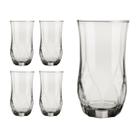 Kit Copo Ópera Duravel 360ml Redondo Transparente Nadir 4Un