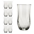 kit Copo Ópera Duravel 360ml Redondo Transparente Nadir 8Un