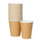 Kit Copo Papel Kraft Desc. Ecológico 100un Para Café 180ml
