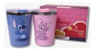 Kit Copo Snap Disney Stitch E Angel Namorados 300ml - Zona Criativa