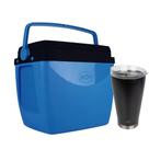 Kit Copo Térmico 700ml + Caixa Térmica 18L MOR