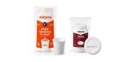 Kit Copo Térmico de Papel e Tampa 100 Unidades 120ml Vabene