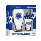 Kit Copos Cerveja e Dose Cruzeiro CABULOSO Brasfoot