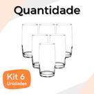 Kit Copos de Vidro 400ml Conjuntos Copos Grande Vidro Resistente
