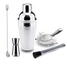 Kit Coqueteleira 500ml E Utensílios para Bar Weck