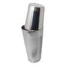 Kit Coqueteleira Boston 840ml com Mini Tin Inox Com Peso Bartender Profissional
