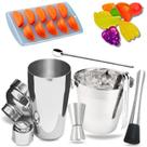 Kit Coqueteleira Caipirinha Drinks Bar Profissional Inox
