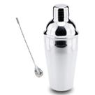 Kit Coqueteleira e Colher Bailarina 25cm Aço Inox Weck