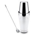 Kit Coqueteleira e Colher Bailarina 30cm Drinks e Bebidas Weck