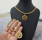 Kit Cordão e pulseira Árvore Da Vida