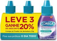 Kit Corega Pó 22g 20% de Desconto 3 unidades 22g