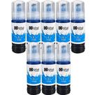 Kit Cores Tintas Refil para L4150 L4160 L4260 L6161 L6171 L6191 L6270 L6490 Compatível Impressoras E