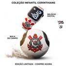 Kit Corinthians Bola Futebol Sintética e Relógio Infantil