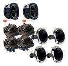 Kit corneteira 4x2 unlike 400 completo corneta aluminio cor:preto Kit corneteira 4x2 unlike 400 completo corneta aluminio cor:preto