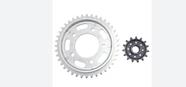 kit coroa e pinhão cb 500 s/corrente riffel 71045 kit coroa e pinhão cb 500 s/corrente riffel 71045