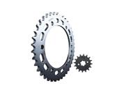 Kit Coroa e Pinhão CB Twister 250 1618 40-13 Aço 1045 Riffel Titanium