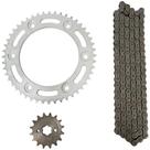 Kit coroa e pinhão Honda Xre 190 2016 a 2024 Nakata TM10190
